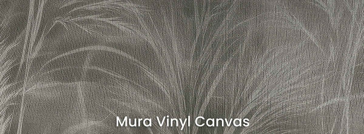 CHALK GRASSES auf dem Trägermaterial Mura Vinyl Canvas – Leinwandstruktur
