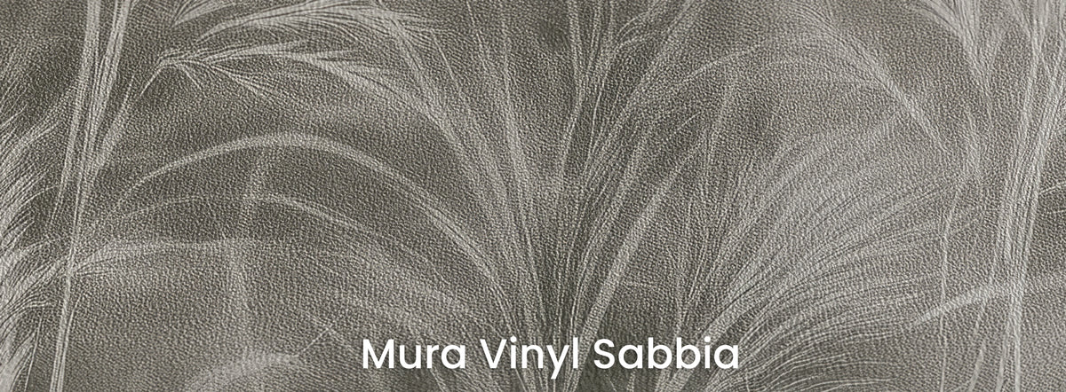 CHALK GRASSES auf dem Trägermaterial Mura Vinyl Sabbia – grobe Sandkörnung