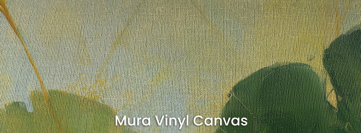 CHARTREUSE on Mura Vinyl Canvas – canvas weave