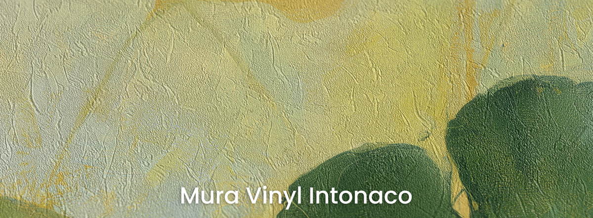 CHARTREUSE on Mura Vinyl Intonaco – trowelled plaster texture