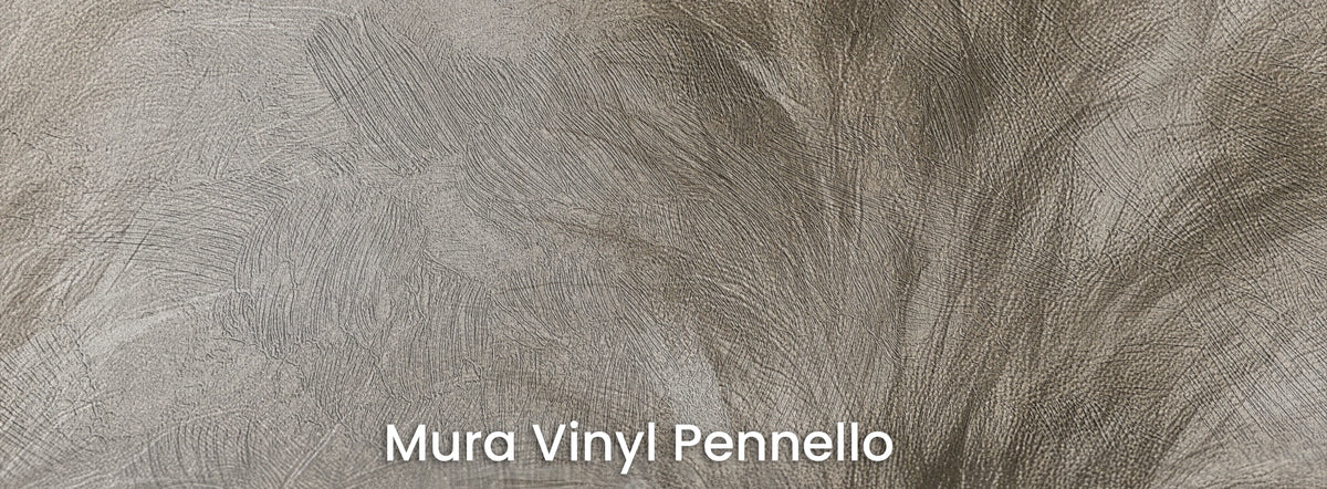 CHIAROSCURO na podłożu Mura Vinyl Pennello – widoczne pociągnięcia pędzla