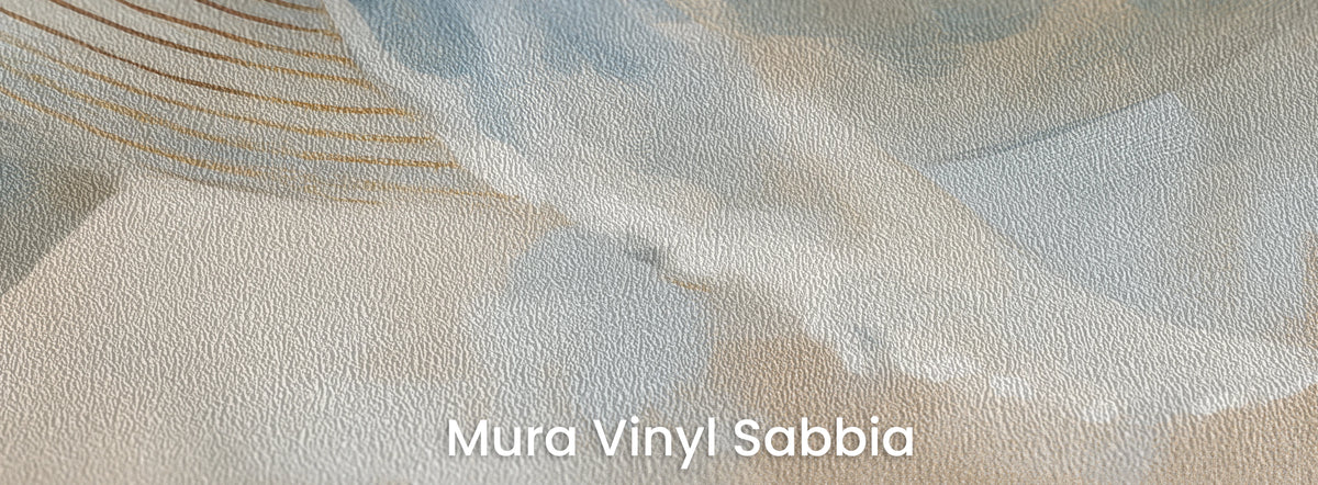 CLOUD VOYAGER on Mura Vinyl Sabbia – a pronounced coarse sand grain