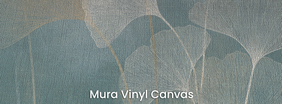 CRACKLE GLAZE sur le support Mura Vinyl Canvas – trame de toile