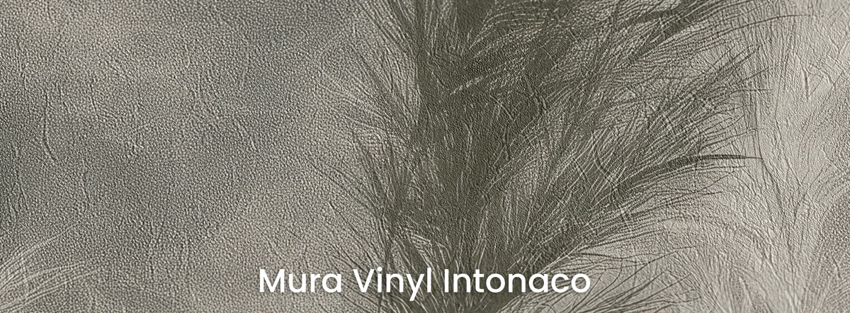 CROSSWIND auf dem Trägermaterial Mura Vinyl Intonaco – Reibeputz-Struktur