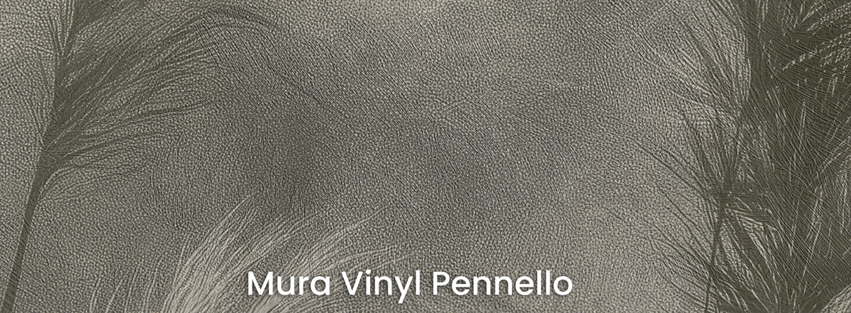 CROSSWIND auf dem Trägermaterial Mura Vinyl Pennello – Struktur von Pinselstrichen