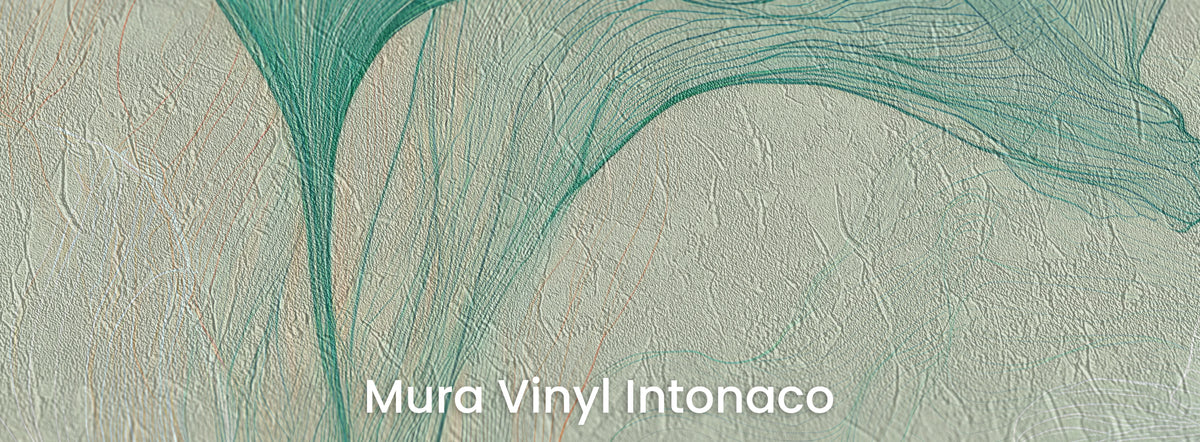 DEWFALL sur support Mura Vinyl Intonaco – texture d’enduit