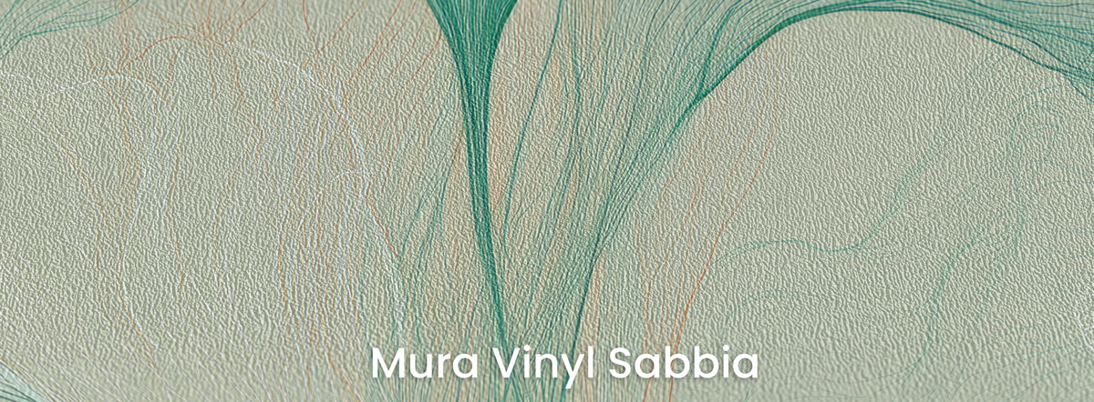 DEWFALL sur support Mura Vinyl Sabbia – texture de sable