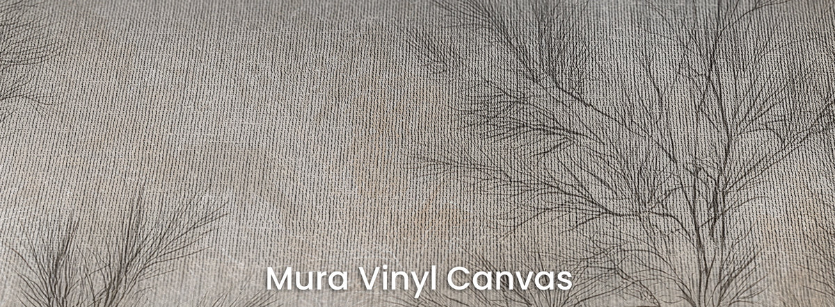 DOVE FILIGREE on Mura Vinyl Canvas – canvas weave texture
