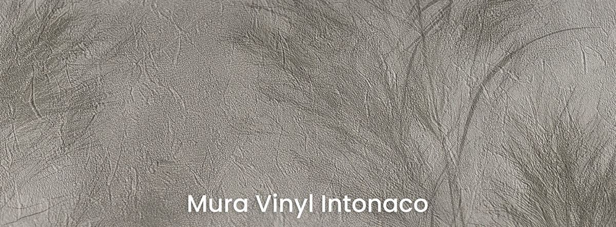 DOVE GRASSES sobre el soporte Mura Vinyl Intonaco – textura de revoco