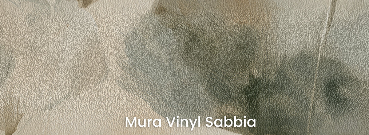DOVE LANTERNS auf Mura Vinyl Sabbia – körnige Struktur