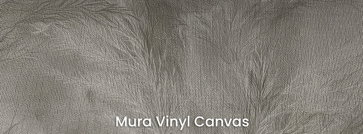 DRYPOINT su supporto Mura Vinyl Canvas – trama della tela sotto il disegno dei pennacchi