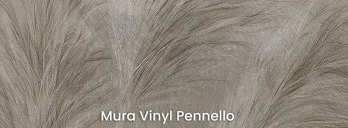 ESTANCIA EVENING on Mura Vinyl Pennello with visible brushstrokes