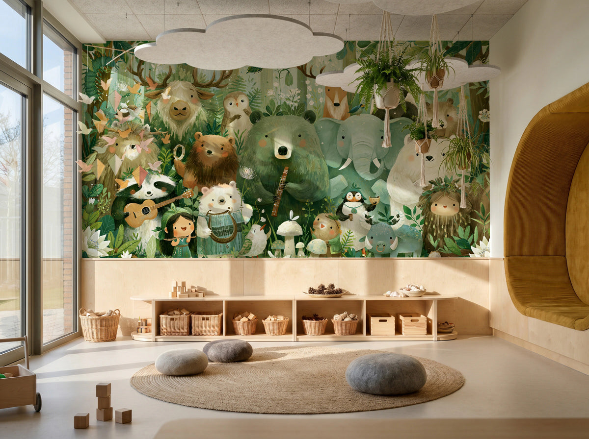 WOODLAND ORCHESTRA - leśny koncert zwierząt w akwareli — KIDS — Playroom 02