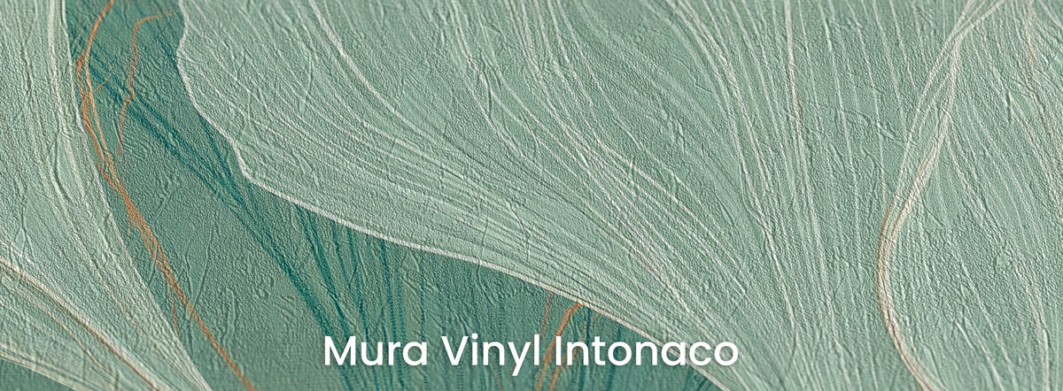 FANFARE sur support Mura Vinyl Intonaco – texture d’enduit sur une feuille claire