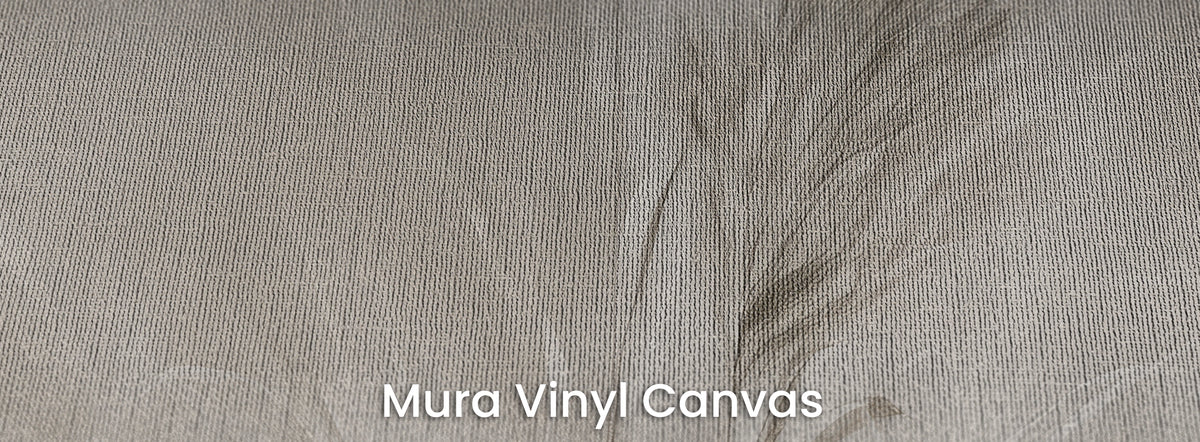 FAWN QUILLS sobre el soporte Mura Vinyl Canvas: trama del lienzo