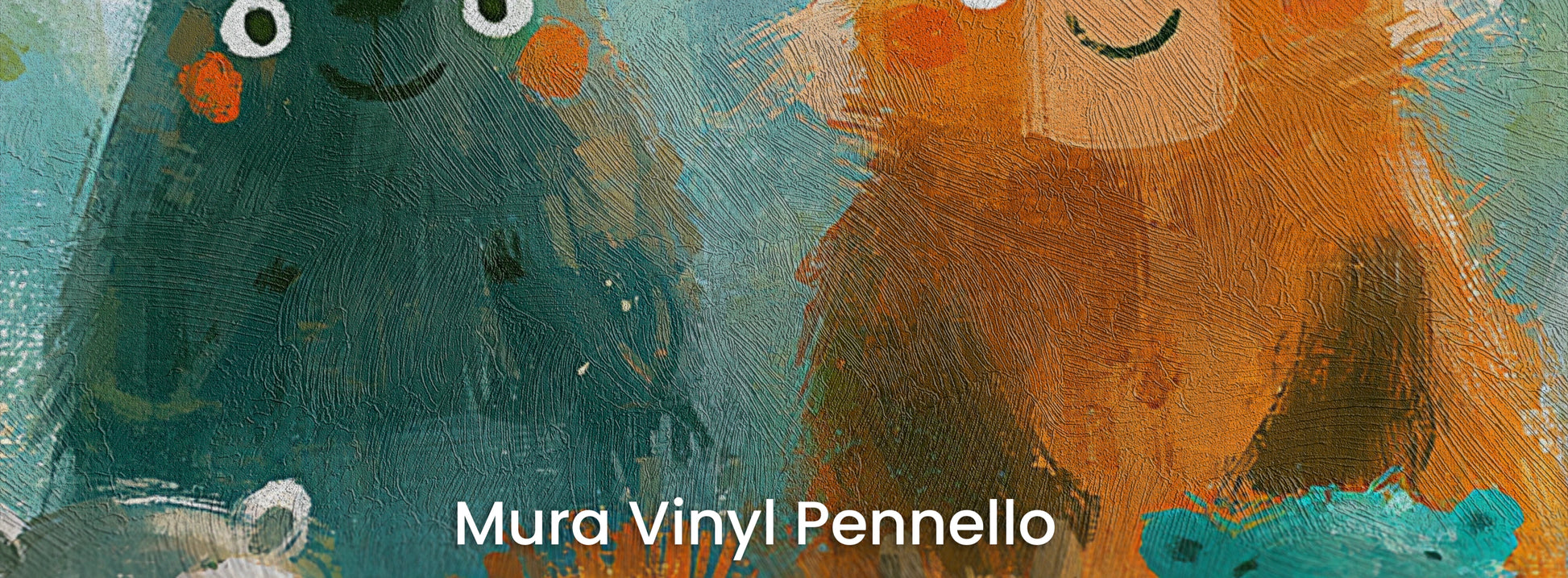 SUNLIT CLEARING - tapeta z leśnymi zwierzętami na polanie — Mura Pennello