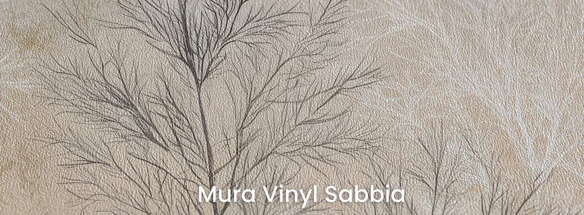 FILIGREE sur le support Mura Vinyl Sabbia – texture granuleuse