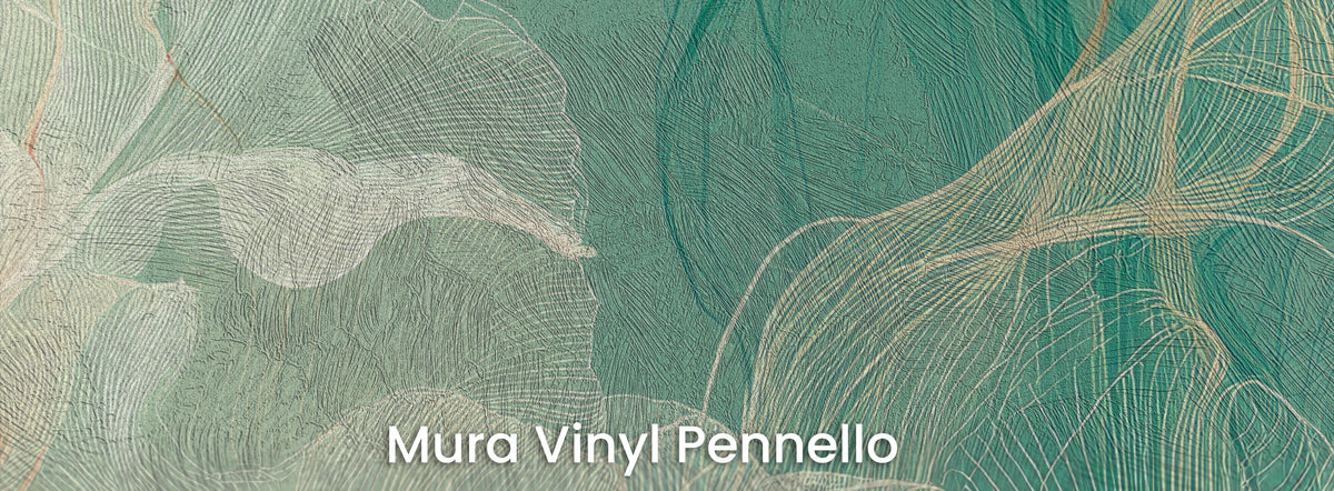 GEORGETTE auf Mura Vinyl Pennello – sichtbare Pinselstriche