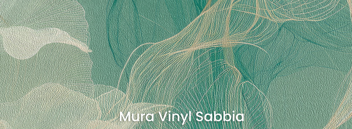 GEORGETTE auf Mura Vinyl Sabbia – körnige Sandstruktur