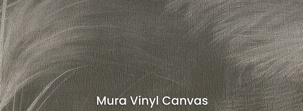 HEADWIND on Mura Vinyl Canvas – canvas weave on the charcoal background