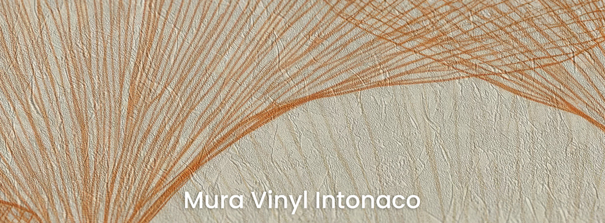 HENNA THREAD sobre el soporte Mura Vinyl Intonaco – textura de revoco fratasado