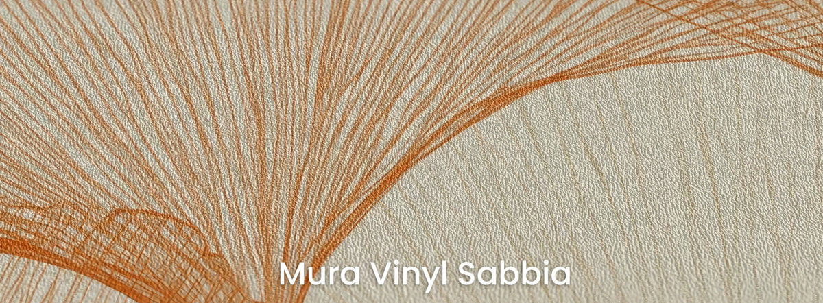 HENNA THREAD sobre el soporte Mura Vinyl Sabbia – textura granulada