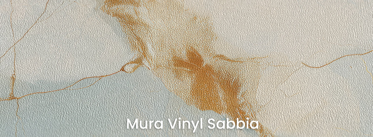 HONEY SEAM sur le support Mura Vinyl Sabbia – texture marquée de gros grain de sable