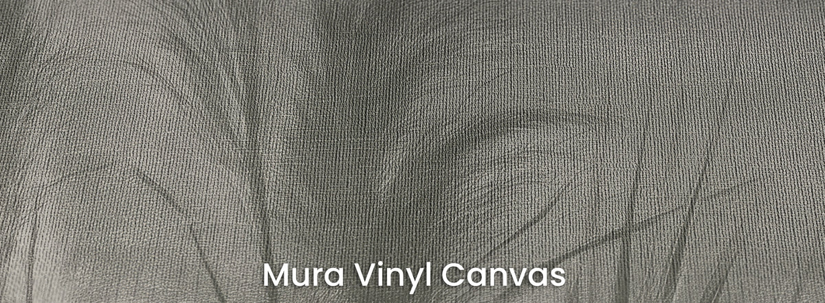 INTERVAL auf dem Trägermaterial Mura Vinyl Canvas – Leinwandstruktur