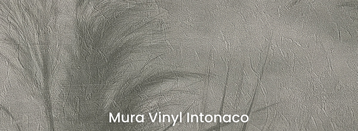 INTERVAL auf dem Trägermaterial Mura Vinyl Intonaco – Reibeputz-Struktur