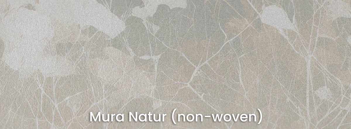 LACEWORK on Mura Natur – matt non-woven beneath a sage sky