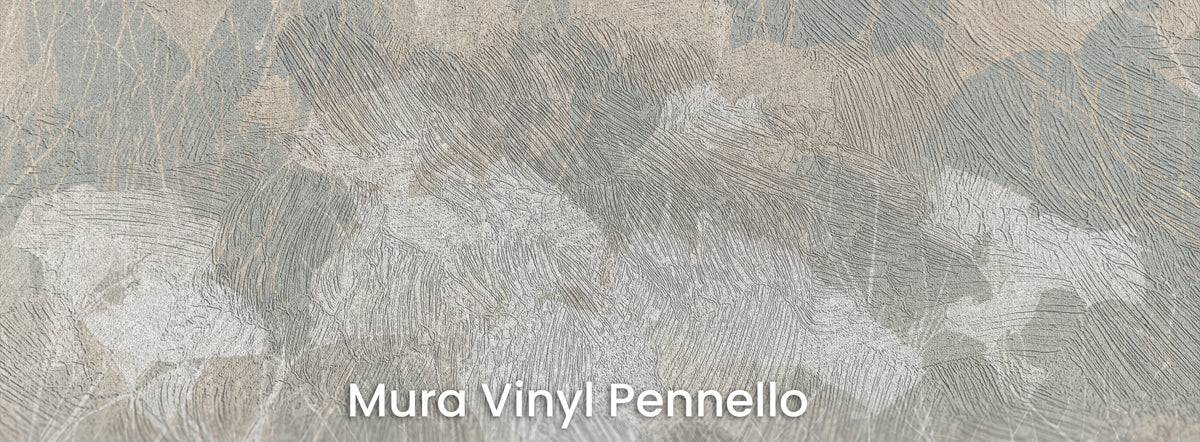 LACEWORK on Mura Vinyl Pennello – brushstrokes on twigs and leaves