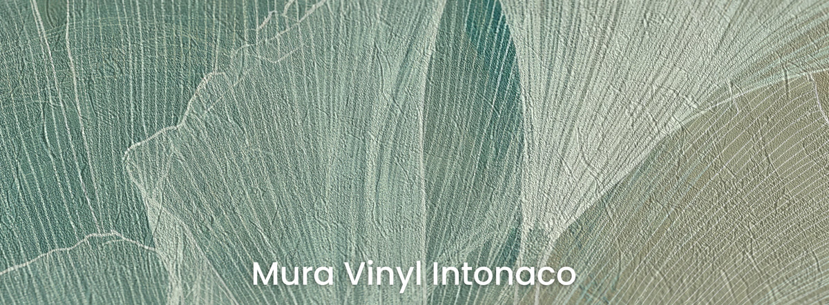 LICHEN PLUME na podłożu Mura Vinyl Intonaco – tynkowa faktura
