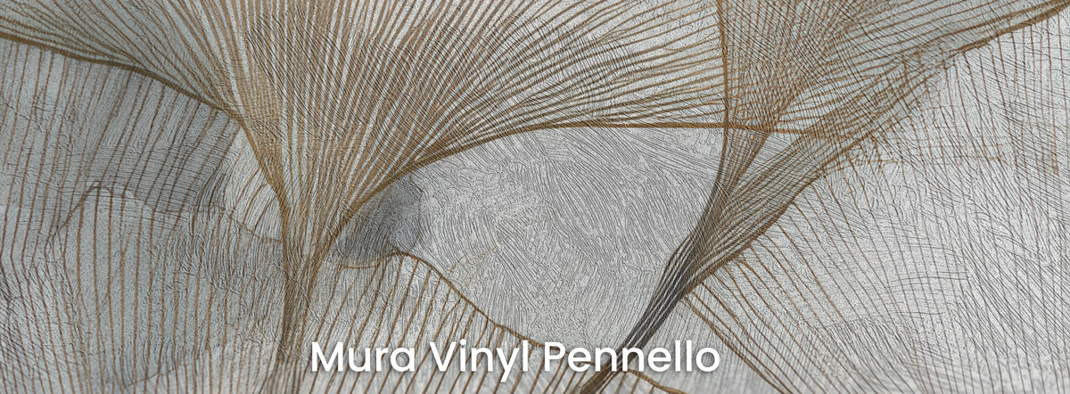 LIMESTONE VEIN na podłożu Mura Vinyl Pennello – widoczne ślady pędzla