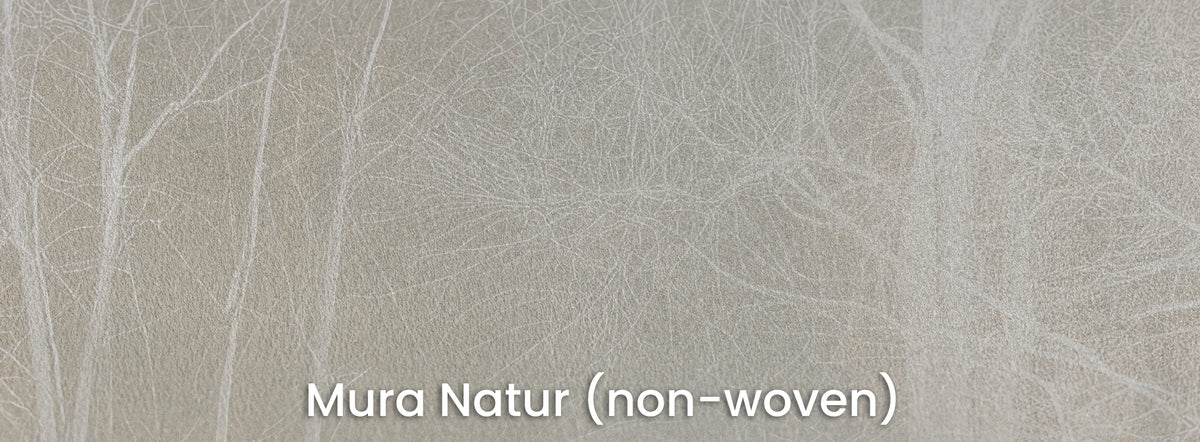 LINEN HUSH sur le support Mura Natur, intissé mat