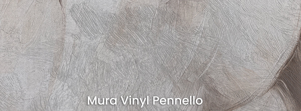 LINEN MUSE en el soporte Mura Vinyl Pennello: textura de las pinceladas