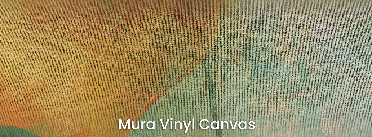 MANDARIN na podłożu Mura Vinyl Canvas – faktura płótna