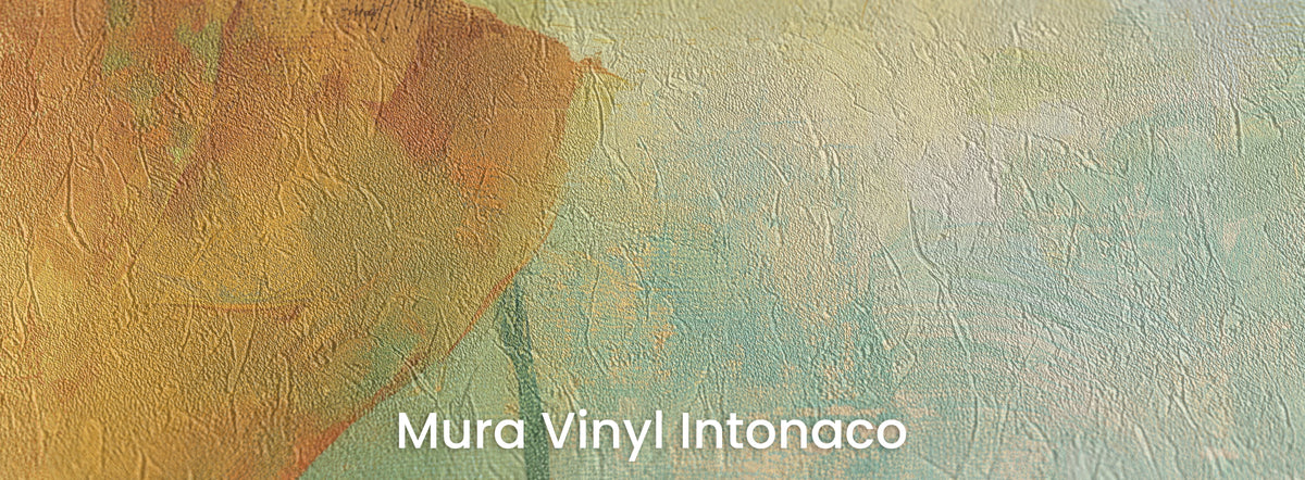MANDARIN na podłożu Mura Vinyl Intonaco – faktura tartego tynku