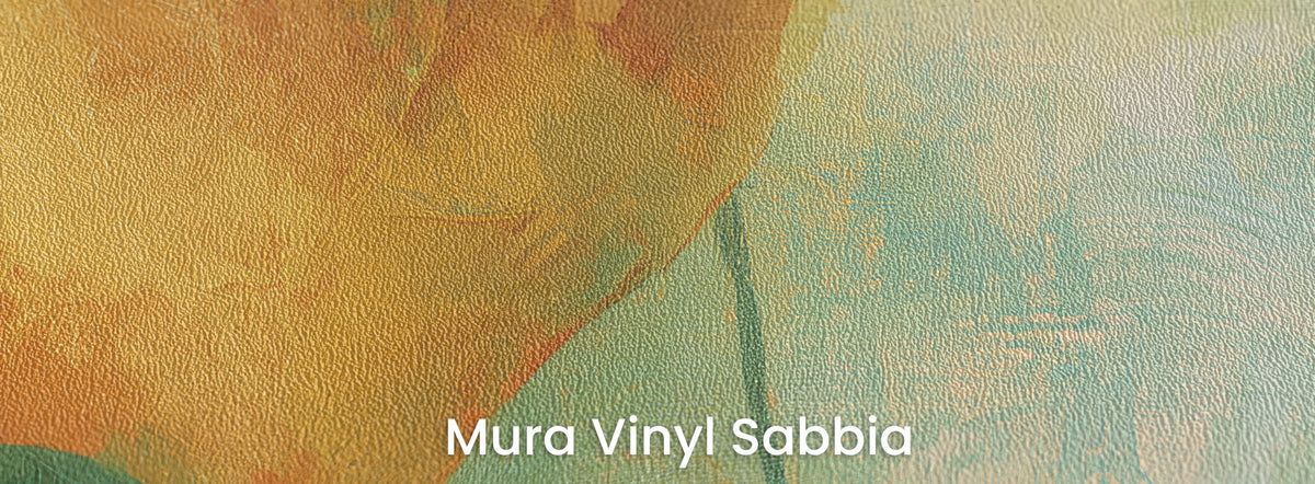 MANDARIN na podłożu Mura Vinyl Sabbia – ziarnista faktura piasku