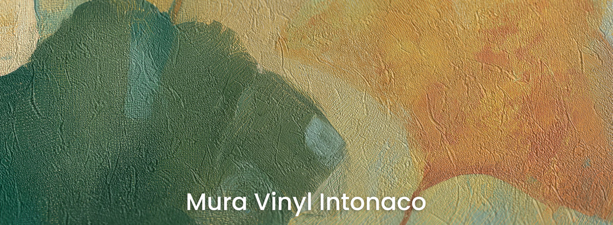 MARIGOLD na podłożu Mura Vinyl Intonaco – faktura tartego tynku