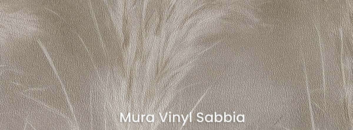 MOHAIR QUINTET sobre el soporte Mura Vinyl Sabbia – textura granulada