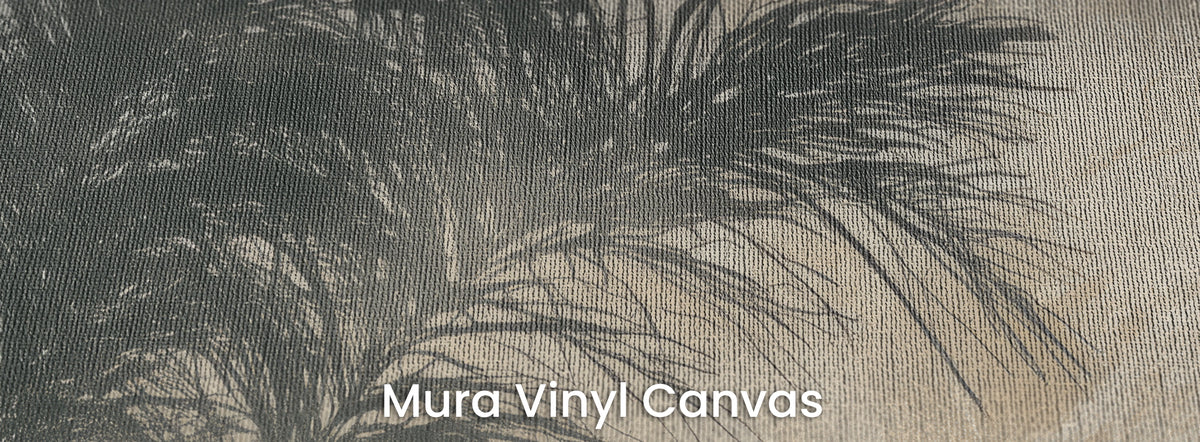 MONSOON auf dem Trägermaterial Mura Vinyl Canvas – Leinwandstruktur