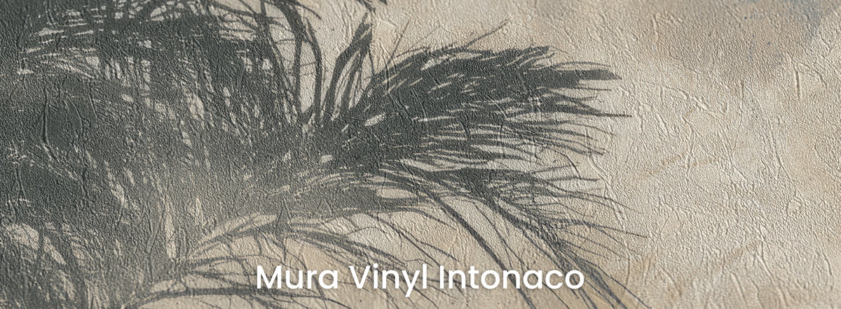 MONSOON auf dem Trägermaterial Mura Vinyl Intonaco – Putzstruktur