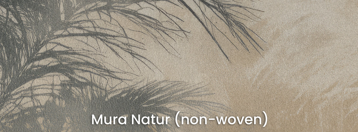 MONSOON auf dem Trägermaterial Mura Natur – mattes Vlies
