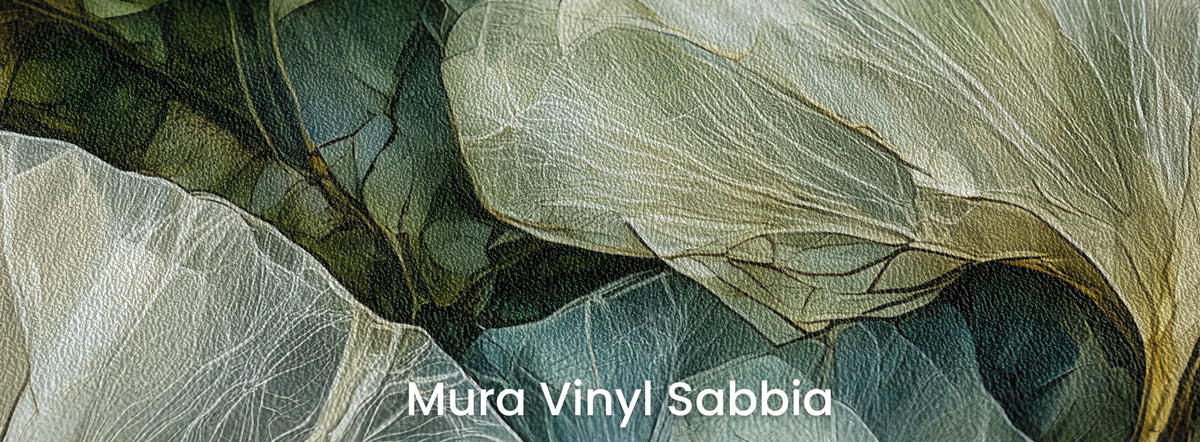 MOSS PANE sur le support Mura Vinyl Sabbia – texture granuleuse de sable