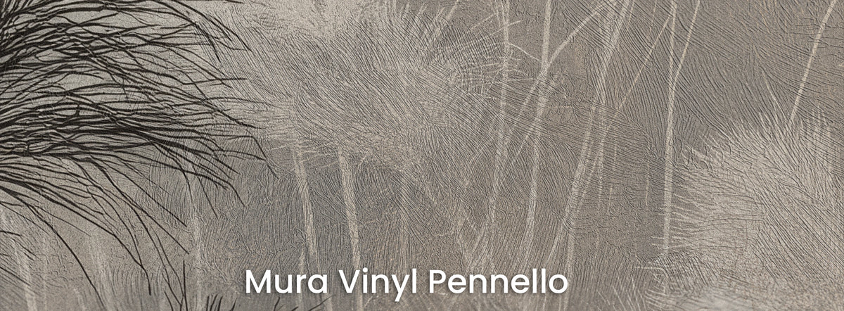 NILE MARSH on Mura Vinyl Pennello – brushstroke texture