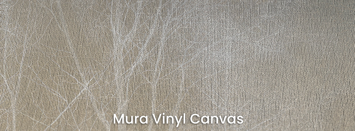 OCHRE SPINNEY sur le support Mura Vinyl Canvas – trame de toile