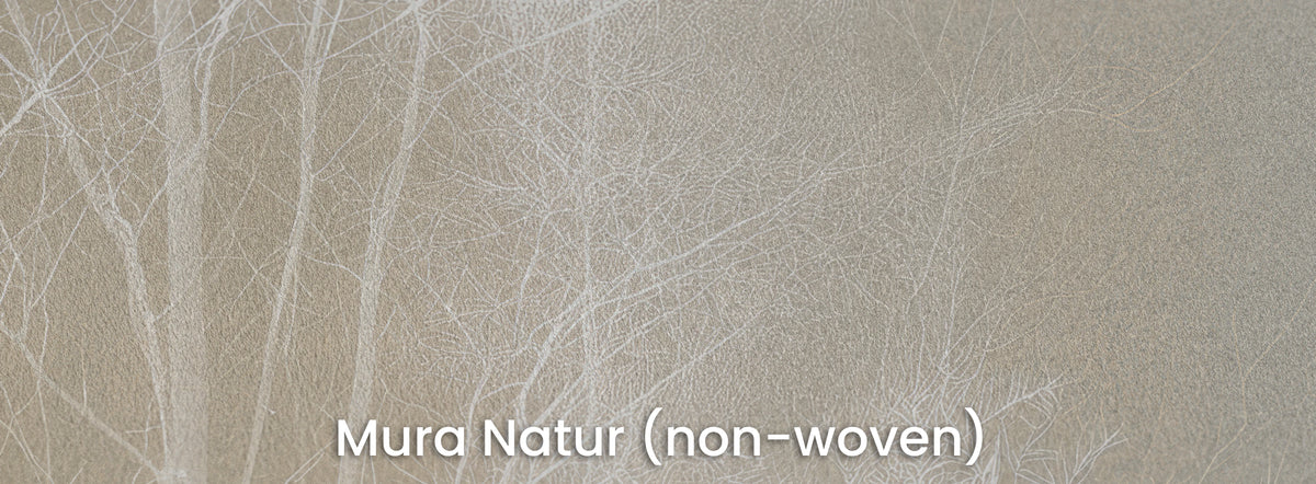 OCHRE SPINNEY sur le support Mura Natur – intissé mat