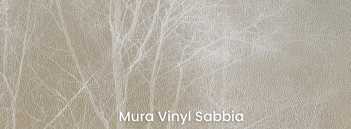 OCHRE SPINNEY sur le support Mura Vinyl Sabbia – texture granuleuse