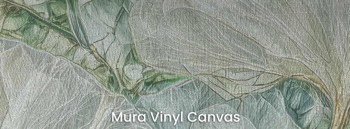 OPAL PANE auf Mura Vinyl Canvas – Leinwandstruktur