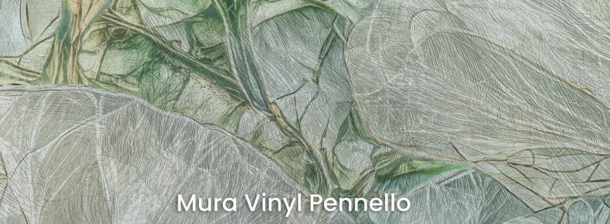 OPAL PANE auf Mura Vinyl Pennello – sichtbare Pinselstriche